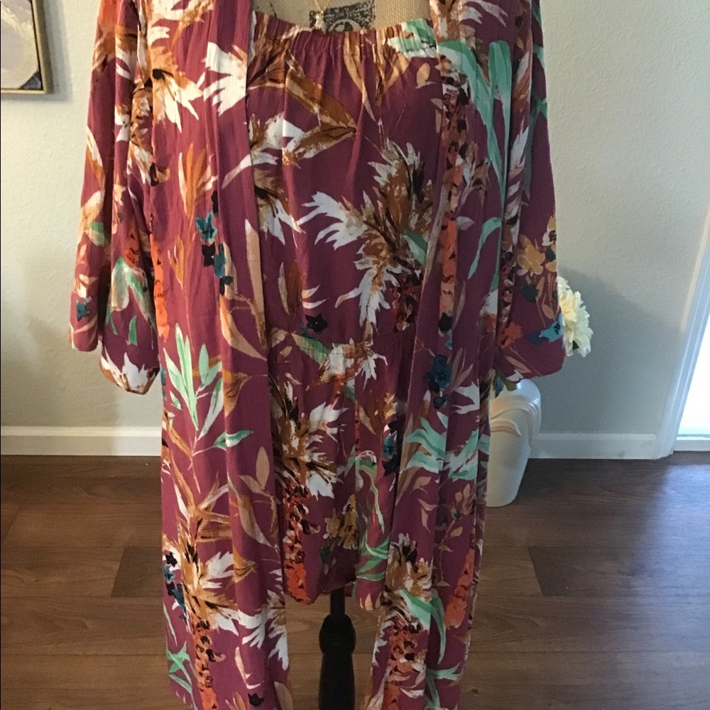 Express Romper with a Shaw.